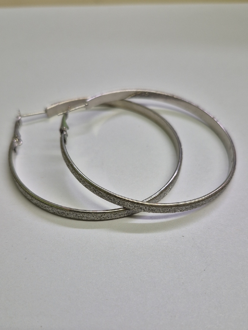 Silver Hoop Earrings - Classic Women's Jewelry